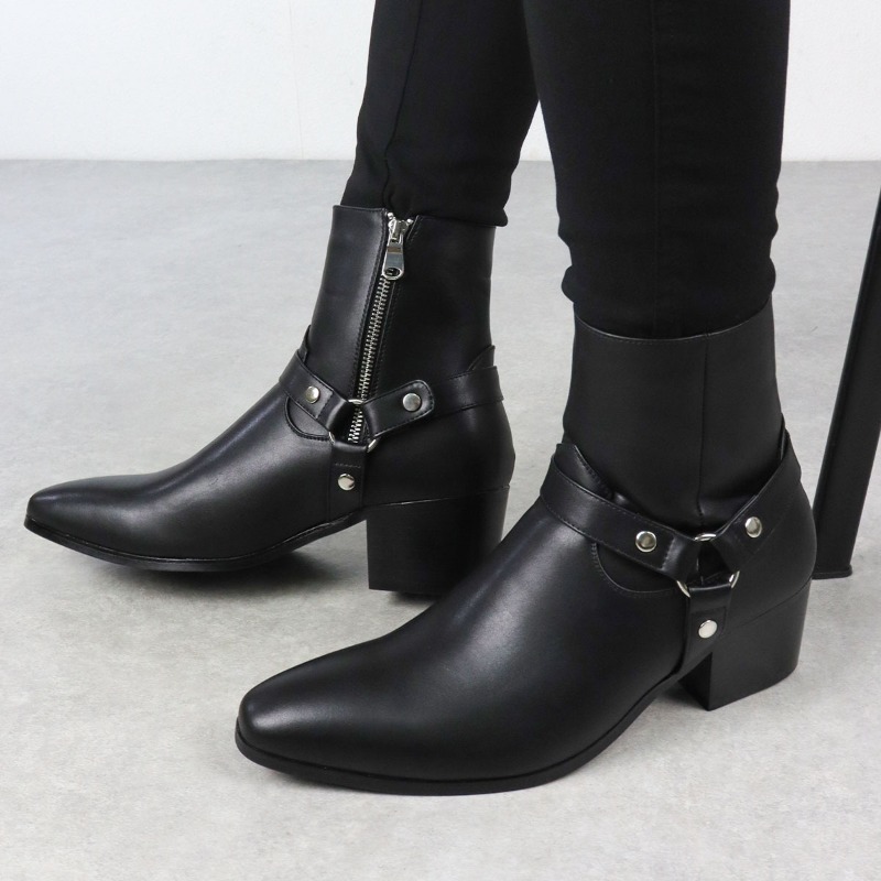 Men Formal Wear With Boots - 디자이너 남성 부츠 클래식 첼시 발목