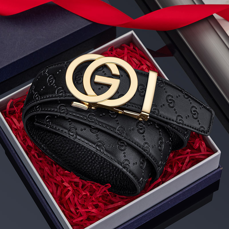 Formal Belt Leather Thin - 새로운 얇은 34mm 비즈니스 남성 벨트