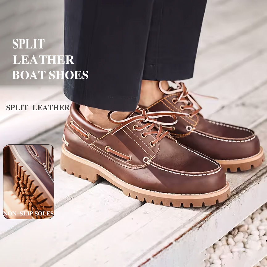 Men Formal Wear With Boots - 마덴 남성 빈티지 보트 슈즈 레이스업