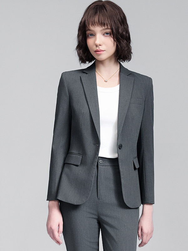 Slim Fit Suit Set - 전문직 여성용 슬림핏 패셔너블하고 우아한 스몰