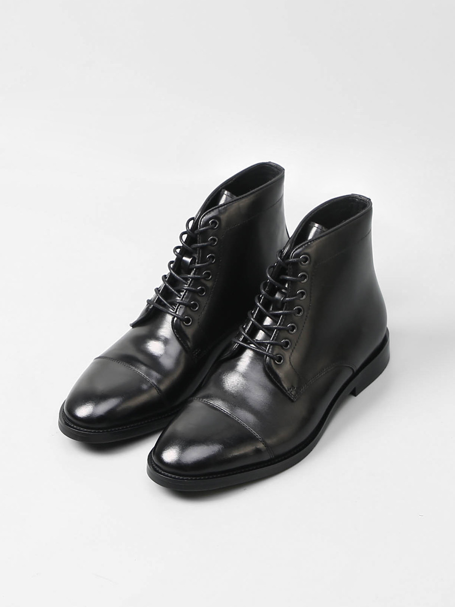 Men Formal Wear With Boots - 남성 수제 천연 가죽 캡토 앵클