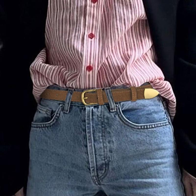 Formal Belt Leather Thin - 핀 버클과 가죽 얇은 벨트 여성을위한