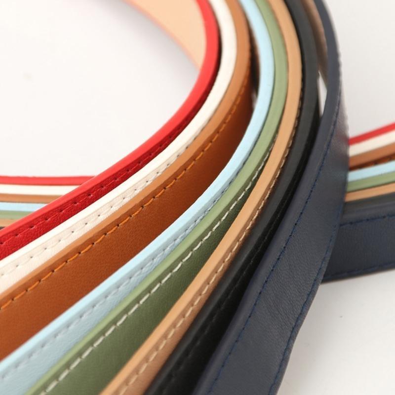 652F 펑크 성인 허리 벨트 조정 가능한 타원형 모양 - Formal Belt Leather Thin 리뷰 및 가격
