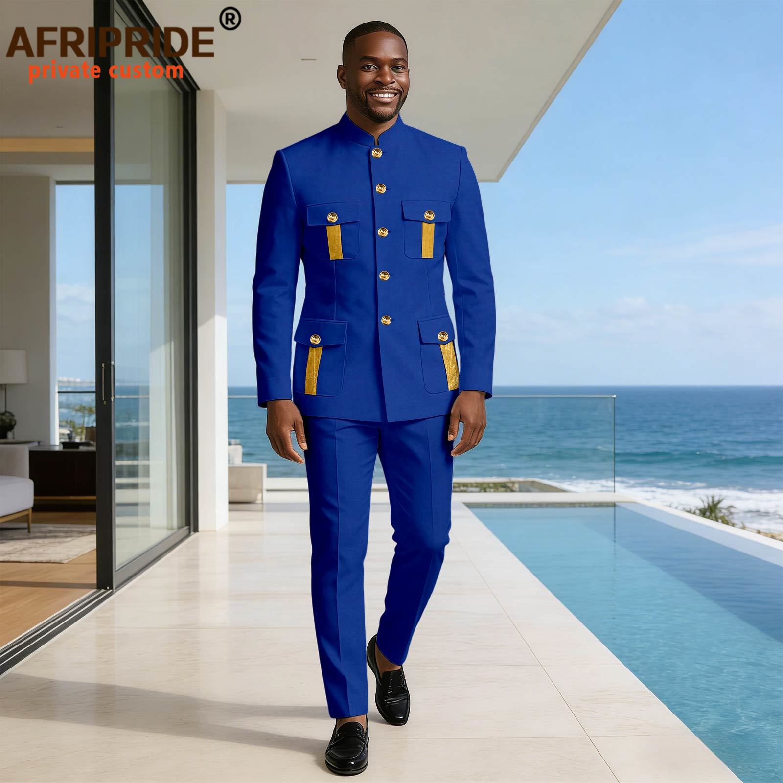 남성 정장 싱글 브레스티드 포켓 자수 슬림핏 블레이저  - Men Formal Wear Clothes 리뷰 및 가격
