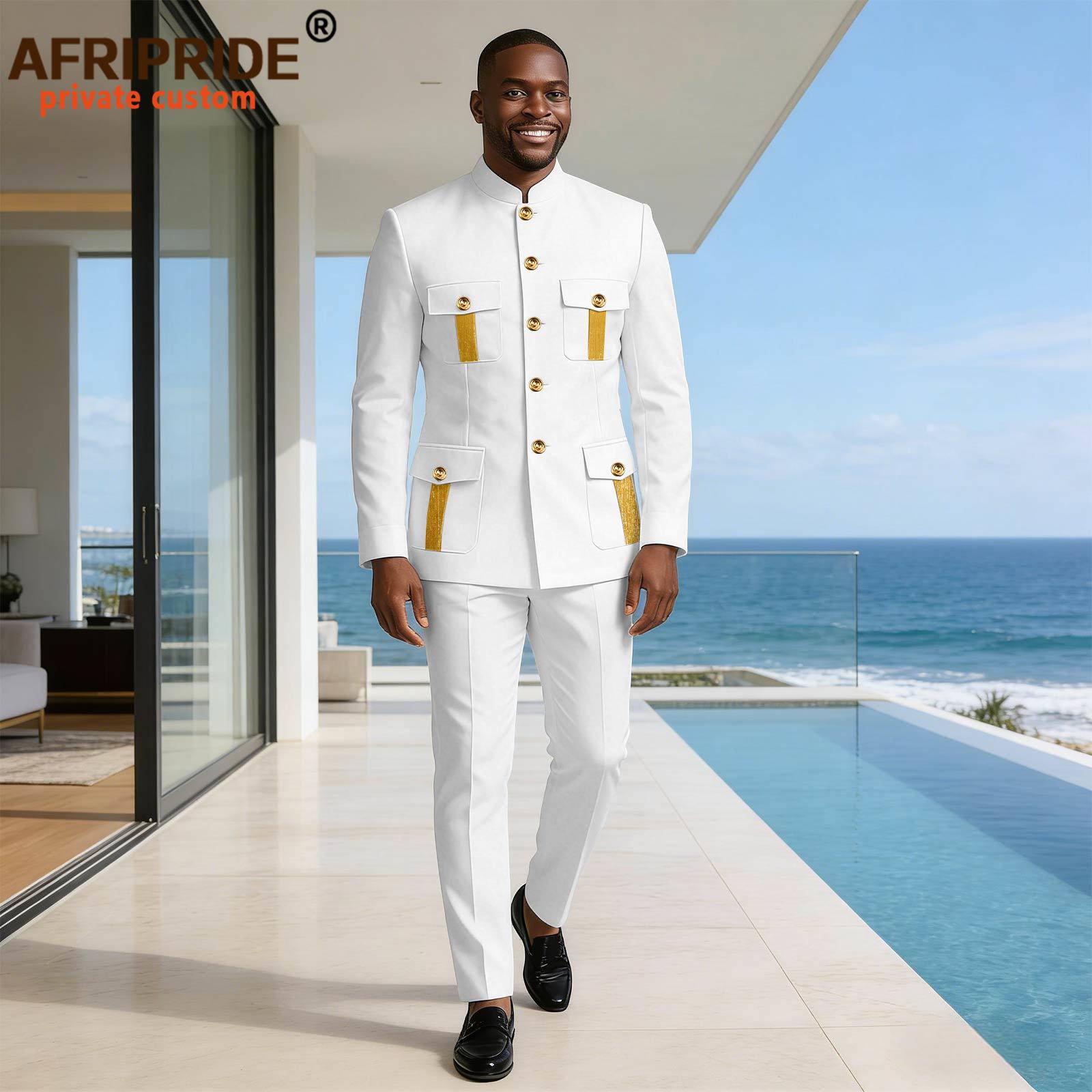 남성 정장 싱글 브레스티드 포켓 자수 슬림핏 블레이저  - Men Formal Wear Clothes 리뷰 및 가격
