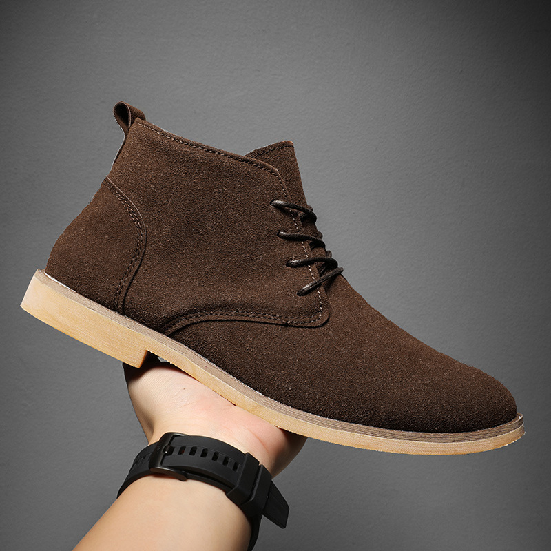 영국 스타일 브라운 첼시 부츠 남성용 하이탑 드레스 슈 - Men Formal Wear With Boots 리뷰 및 가격