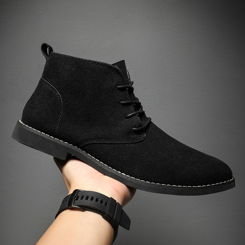 영국 스타일 브라운 첼시 부츠 남성용 하이탑 드레스 슈 - Men Formal Wear With Boots 리뷰 및 가격
