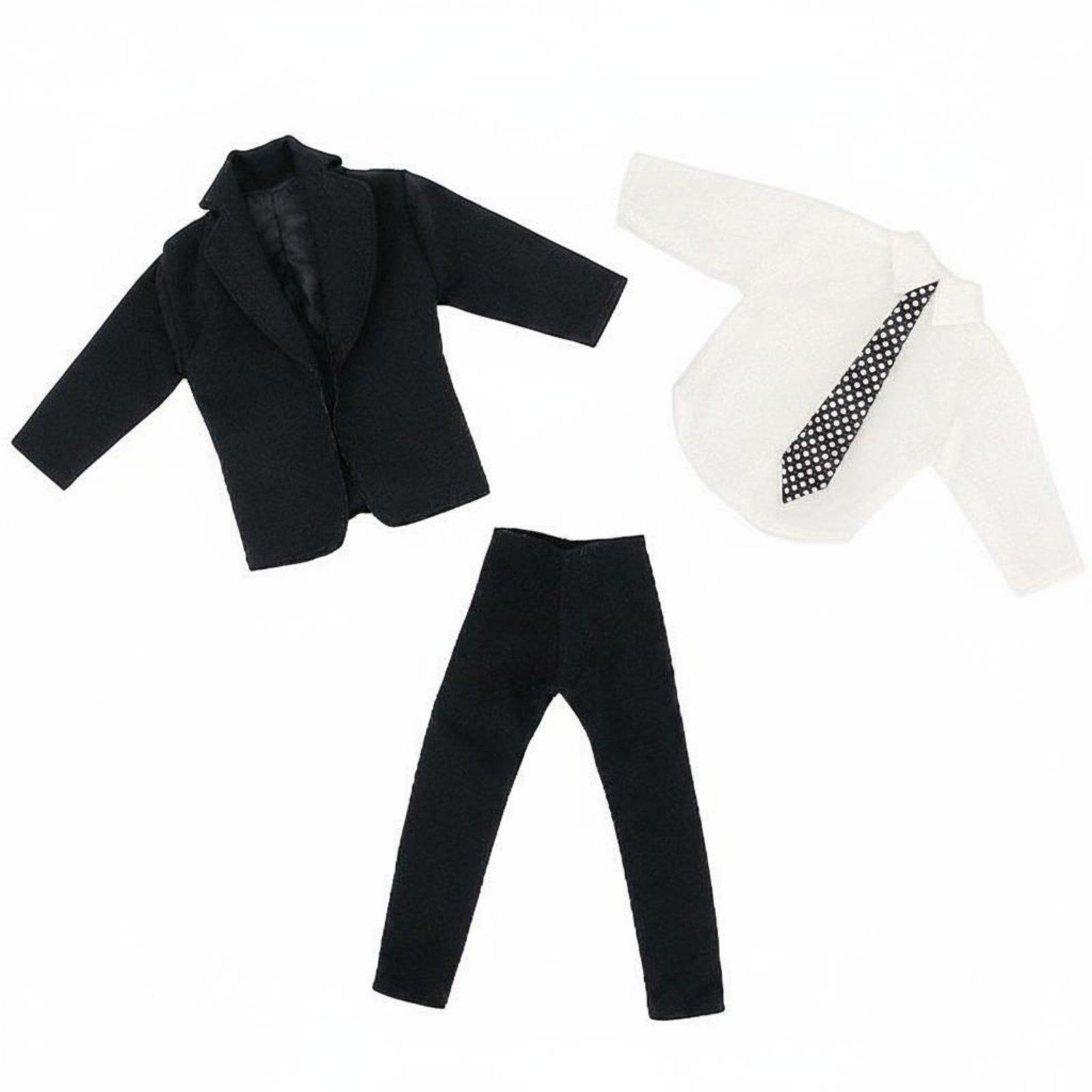 남성 인형 정장 천 턱시도 의상 남성 인형 옷 세트 3 - Men Formal Wear Clothes 리뷰 및 가격