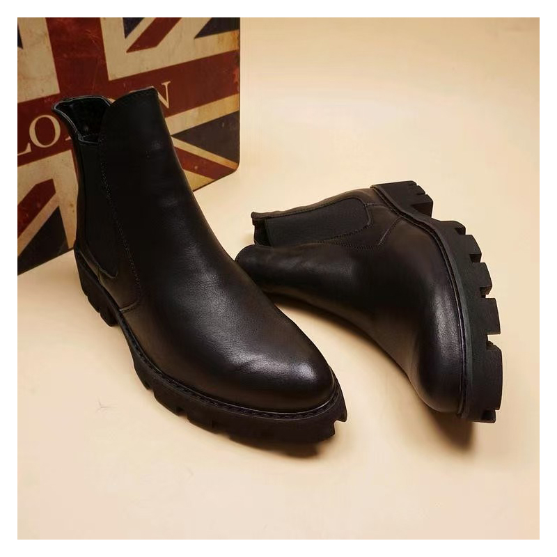 남성 캐주얼 비즈니스 사무실 정장 드레스 첼시 부츠 플 - Men Formal Wear With Boots 리뷰 및 가격