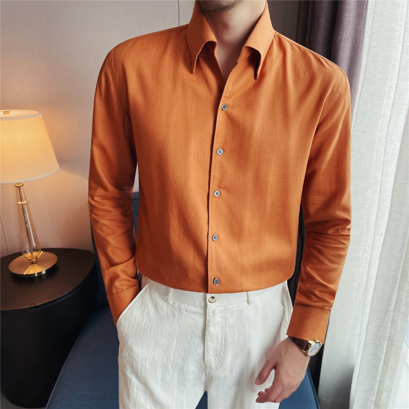 남성용 100% 라이오셀 통기성 셔츠, 비즈니스, 사교 - Men Formal Wear Clothes 리뷰 및 가격