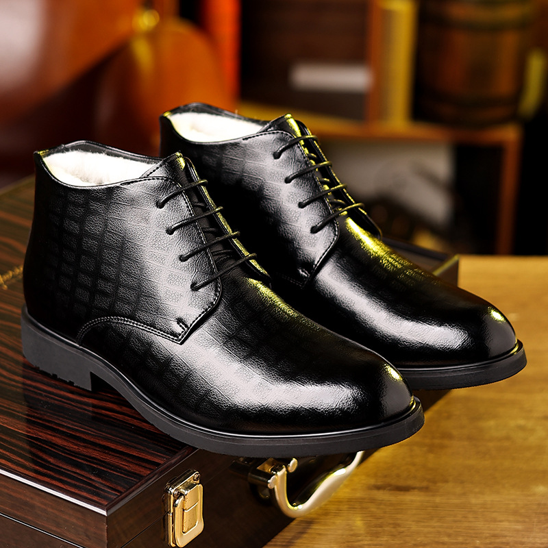 남성용 영국 스타일 2025 겨울 비즈니스 포멀웨어 플 - Men Formal Wear With Boots 리뷰 및 가격