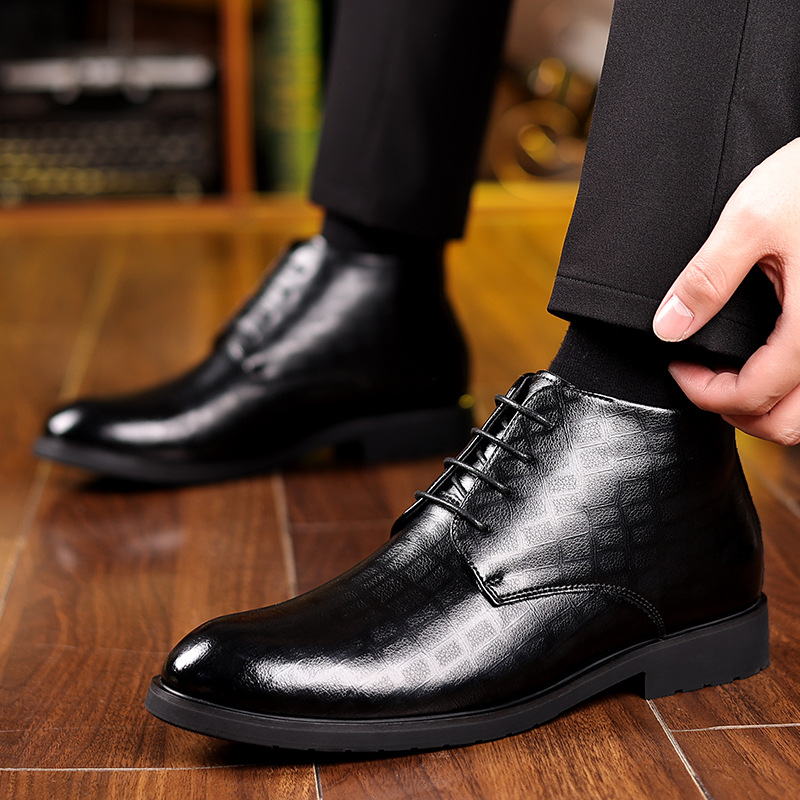 남성용 영국 스타일 2025 겨울 비즈니스 포멀웨어 플 - Men Formal Wear With Boots 리뷰 및 가격