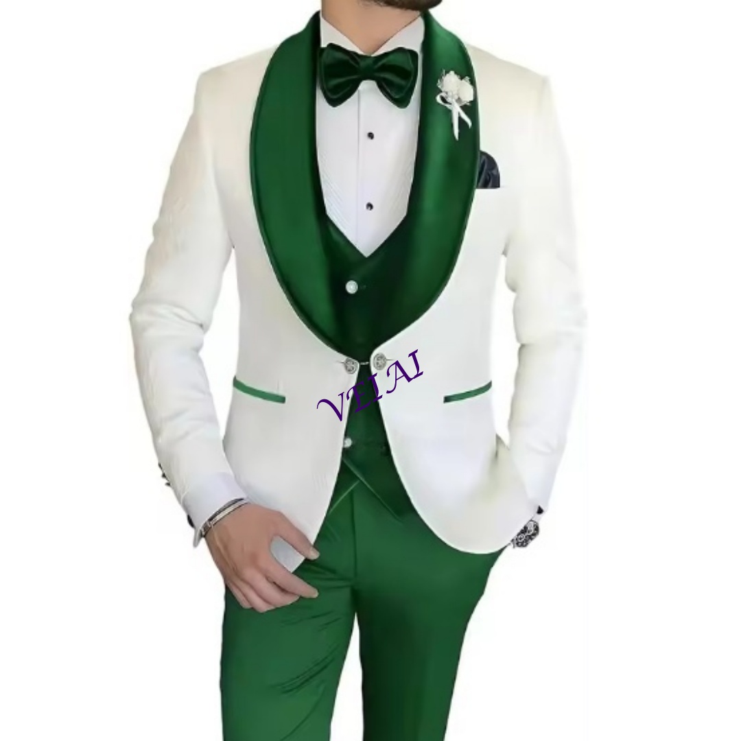 맞춤 슬림핏 3피스 턱시도 세트 (남성용 웨딩 정장,  - Men Formal Wear Combination 리뷰 및 가격