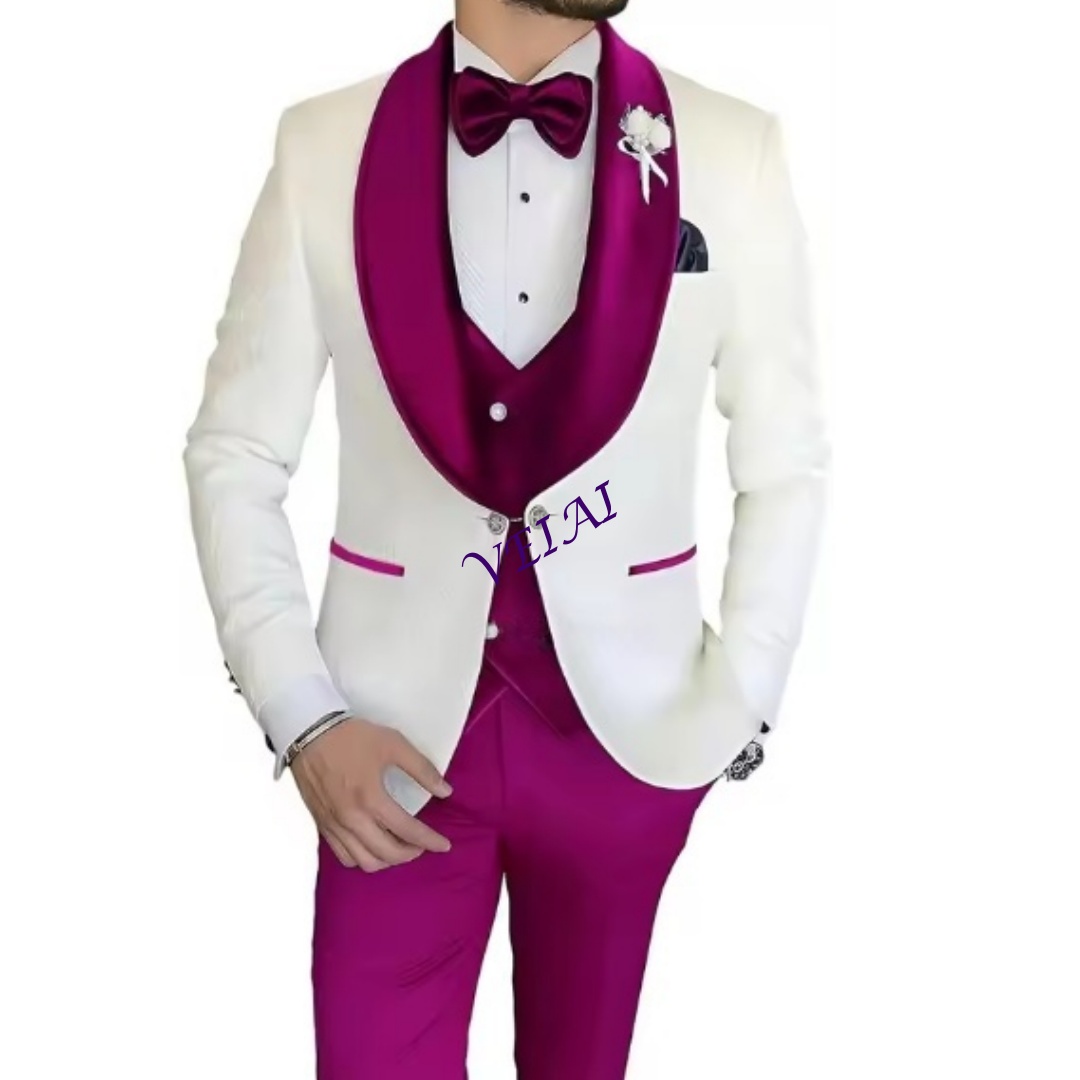 맞춤 슬림핏 3피스 턱시도 세트 (남성용 웨딩 정장,  - Men Formal Wear Combination 리뷰 및 가격