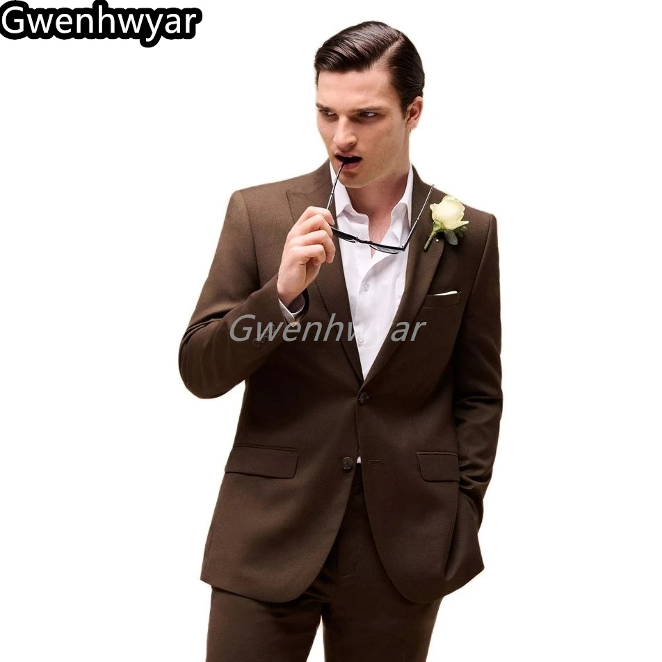 Gwenhwyar 그레이 더블 브레스트 남성 세트 웨딩 - Men Formal Wear Clothes 리뷰 및 가격