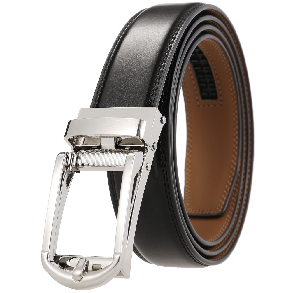 3-3.1cm 너비 카우 스킨 가죽 자동 래칫 벨트 컴 - Formal Belt Leather Thin 리뷰 및 가격