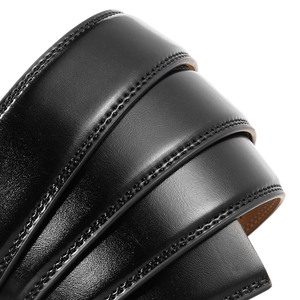 3-3.1cm 너비 카우 스킨 가죽 자동 래칫 벨트 컴 - Formal Belt Leather Thin 리뷰 및 가격