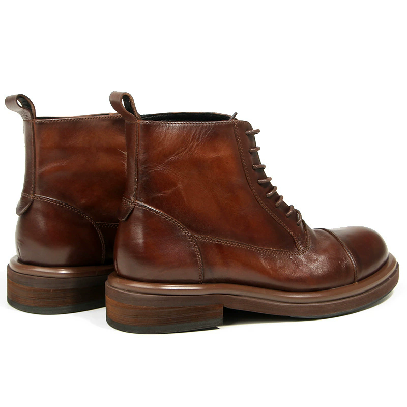 고품질 남성 부츠 천연 가죽 오토바이 부츠 수제 가죽  - Men Formal Wear With Boots 리뷰 및 가격
